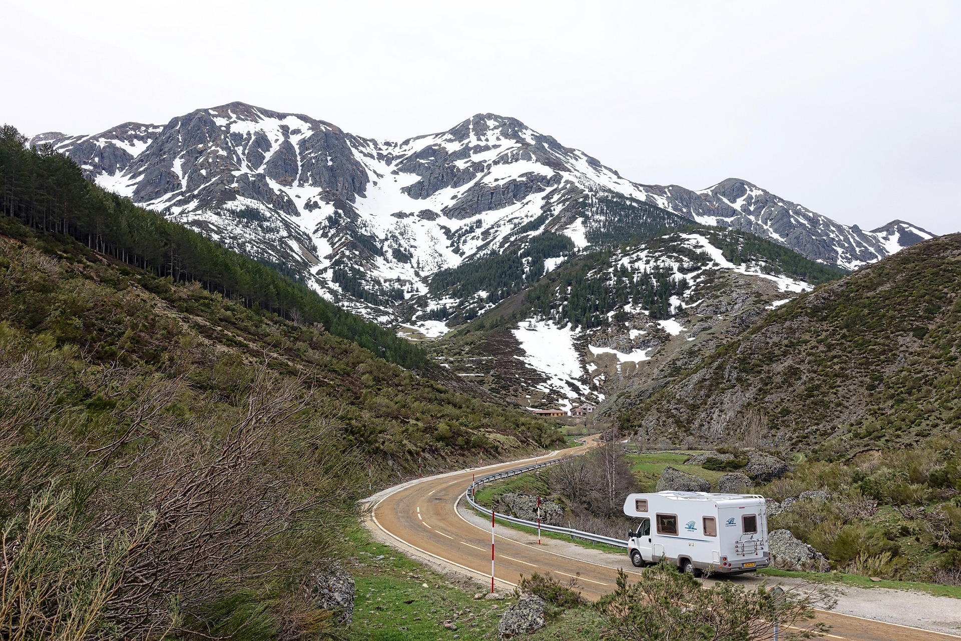 Wohnmobil Berge